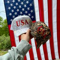 Camo USA Trucker Hat