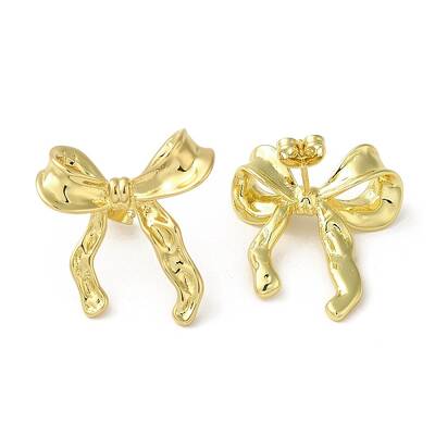Brass Stud Earrings