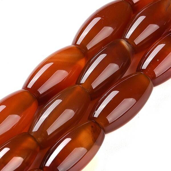 Natural Red Agate Beads Strands