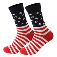 Women's Fun American Classics Crew Socks - 1 Pairs - Cool & Cute Womenswear Bridal
