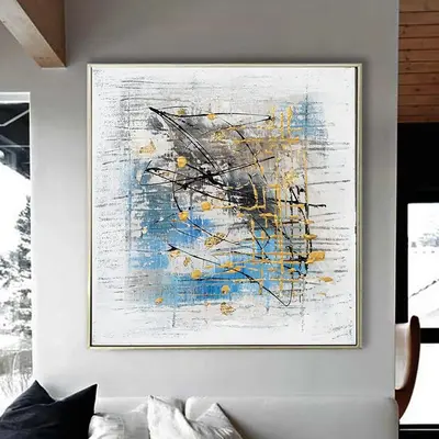 Extra Large Abstract Art Acrylic Painting On Canvas Modern Handmade Canvas Wall Painting Contemporary Art | DECISIONS