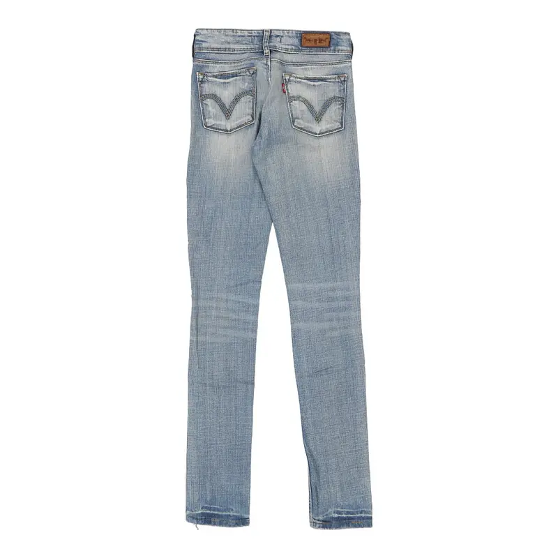 571 Levis Skinny Jeans - 28W UK 6 Blue Cotton