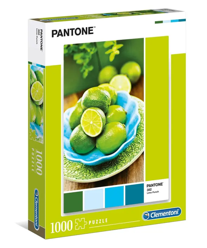 Clementoni, Pantone, Lime Punch, Puzzle, Unisex, 1000 pieces