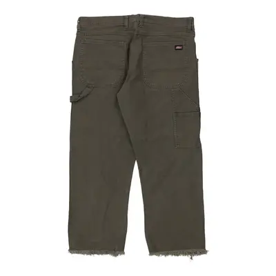 Dickies Carpenter Trousers - 36W 25L Khaki Cotton