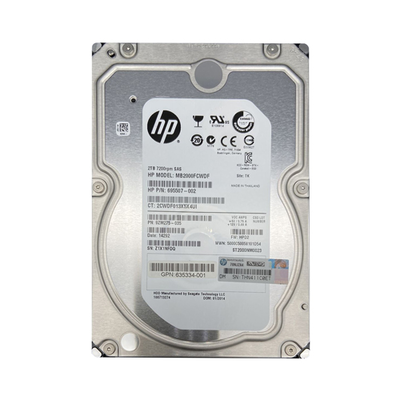 635334-001 HP 2TB 6Gb/s SAS 7200 3.5-inch 16MB Hard Drive