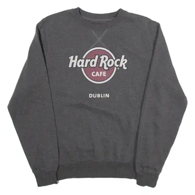 HARD ROCK CAFE Dublin Mens Sweatshirt Grey M