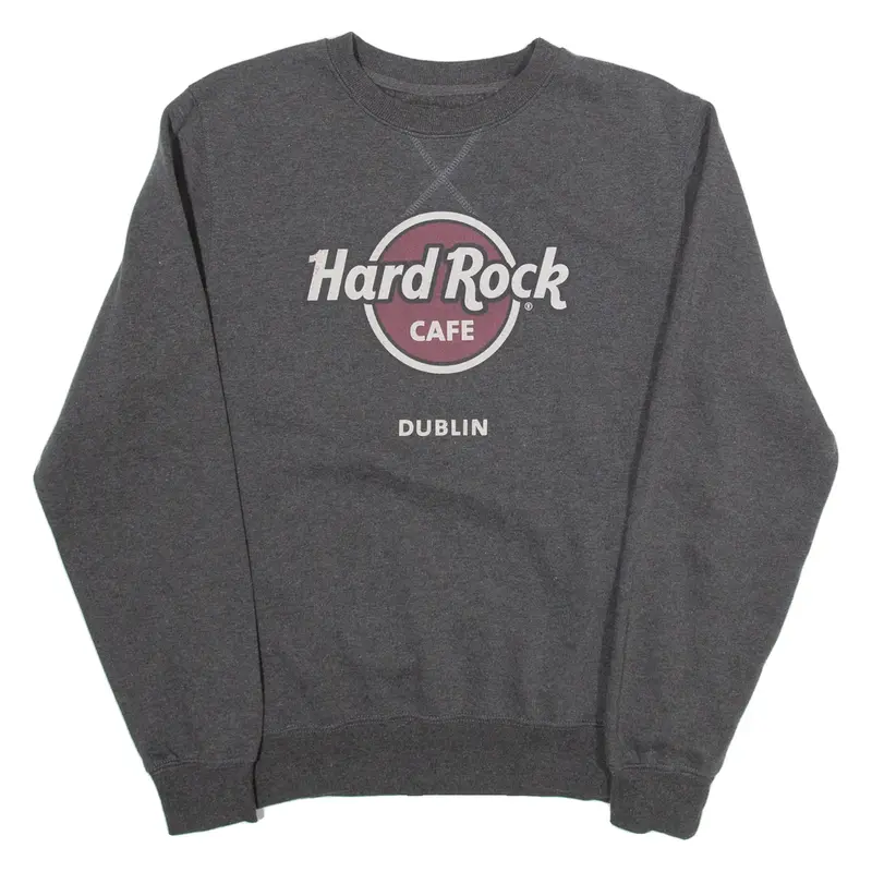 HARD ROCK CAFE Dublin Mens Sweatshirt Grey M