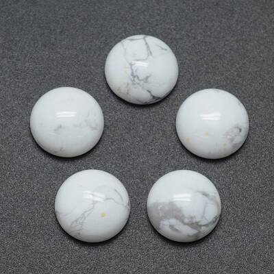Natural Howlite Cabochons