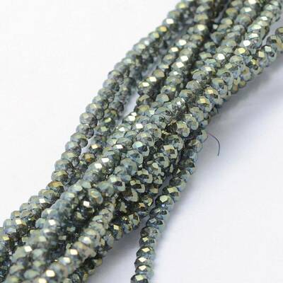 Electroplate Glass Beads Strands