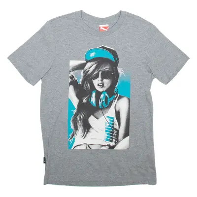 PUMA Mens T-Shirt Grey XS