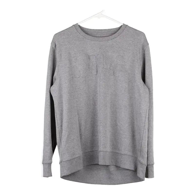 Fila Sweatshirt - Large Grey Cotton