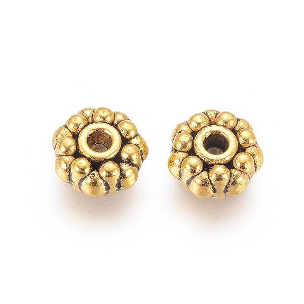 Tibetan Style Alloy Spacer Beads