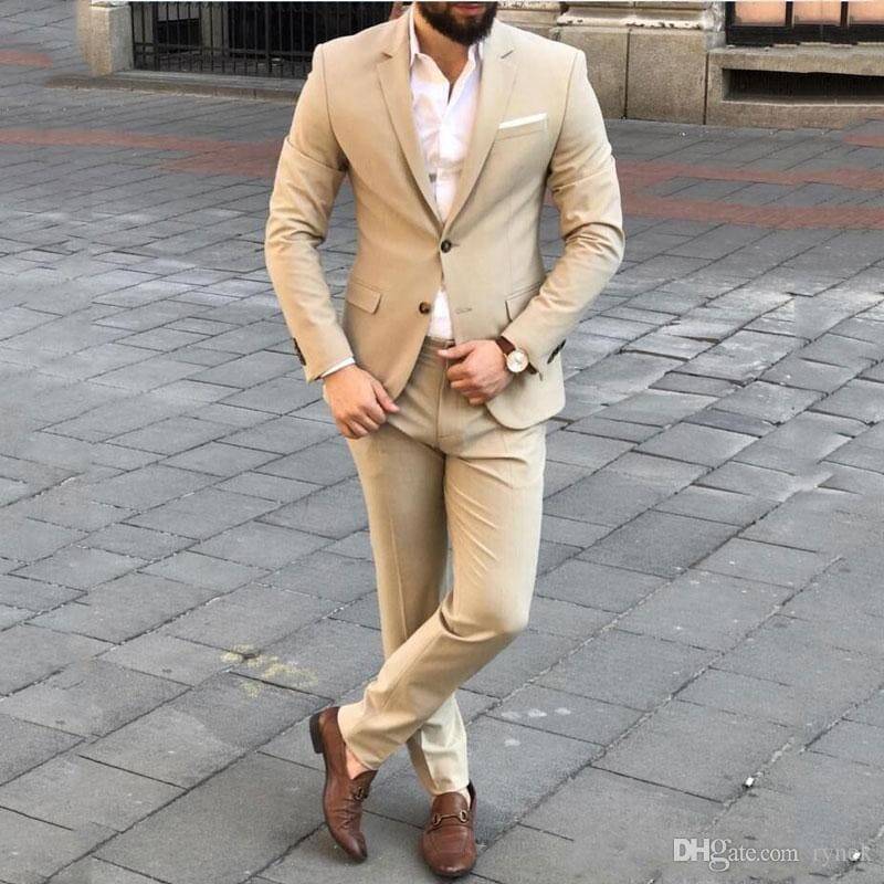 Champagne Groomsmen Suits