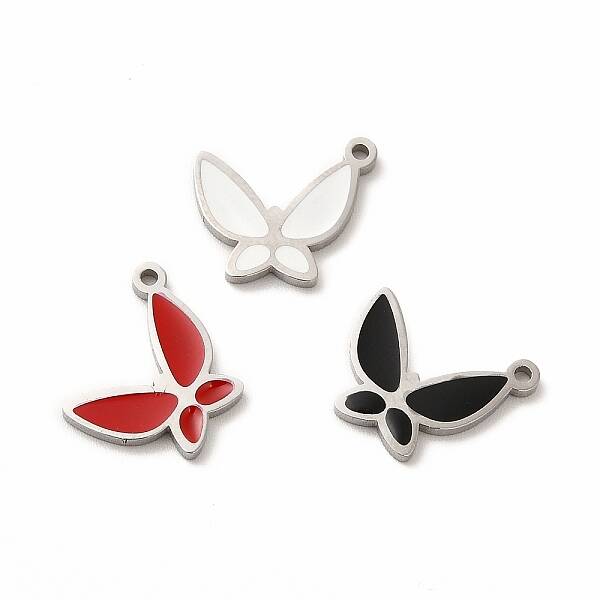 304 Stainless Steel Enamel Pendants