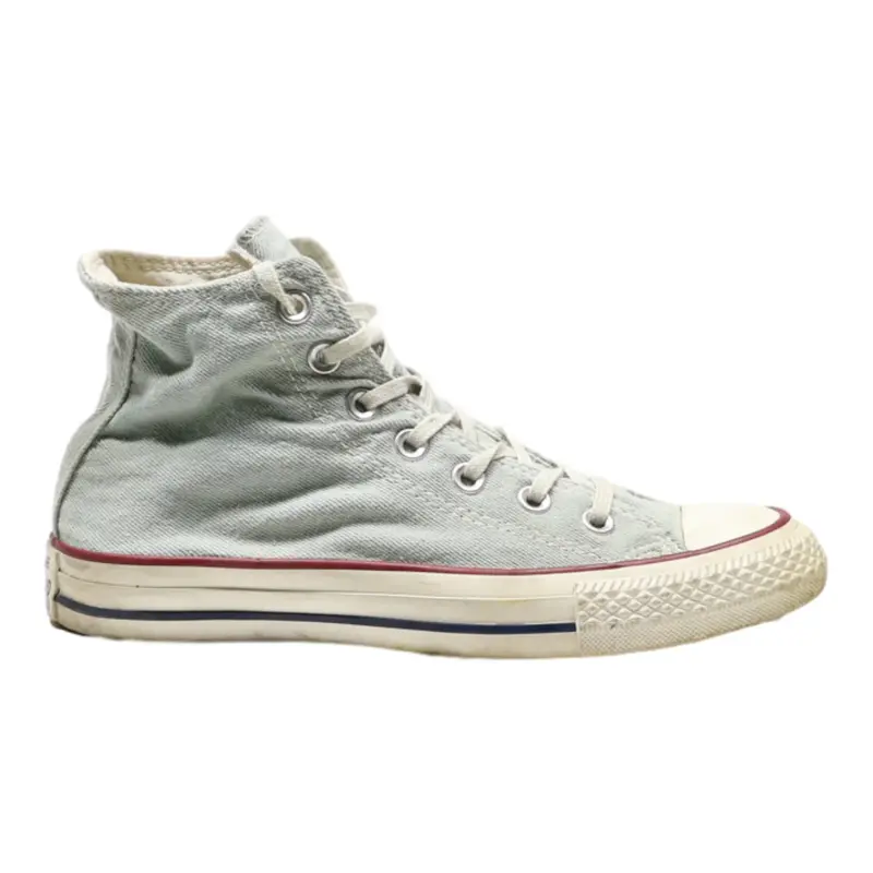 CONVERSE High Top Trainers Blue Canvas Womens UK 4.5