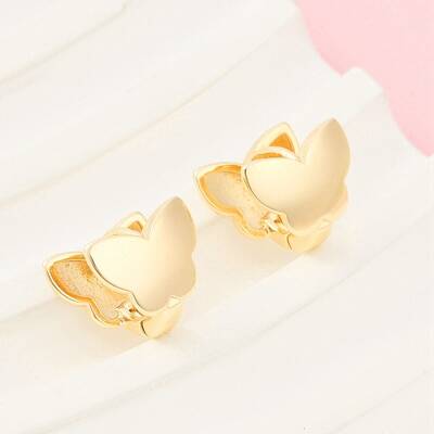 Brass Hoop Earrings