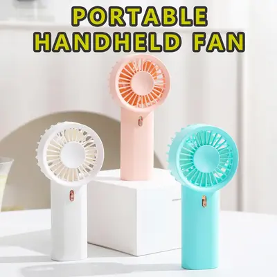Portable Handheld Fan, 1 Piece Mini Personal Fan, Cooling Fan for Outdoor, Beach, Travel, Office, Bedroom, School, Daily Use,...