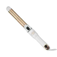 Rotating Curling Iron 1.1 inch Automatic Hair Curler for Beach Waves, Professional Tourmaline Ceramic Auto Curling Wand with ...