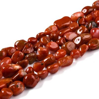 Natural Red Agate Beads Strands