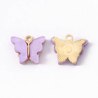 Alloy Acrylic Pendants