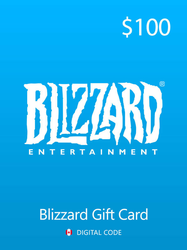 Blizzard Gift Card CA 100 CAD Canada | Battle.net