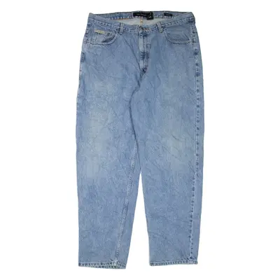 CALVIN KLEIN JEANS Womens Jeans Blue Regular Straight W38 L32