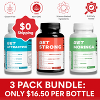 GET Ultimate Health and Wellness Bundle - Attractive Strong & Moringa - Gluten-Free Non-GMO Vegan-Friendly 3 Pack - Healthcar...