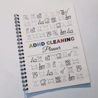 ăADHD Cleaning PlannerăHousehold Daily Cleaning Schedule Planner, 1 Count Cleaning Checklist Schedule Notebook, Cleaning ...