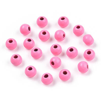 Spray Painted Alloy Beads