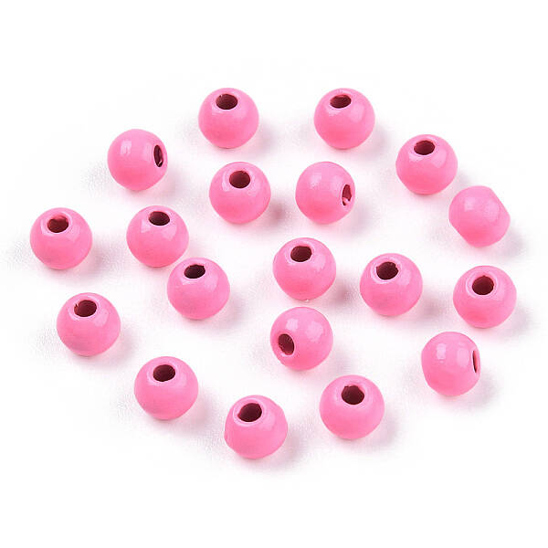Spray Painted Alloy Beads