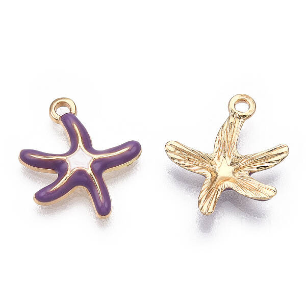 Alloy Enamel Pendants