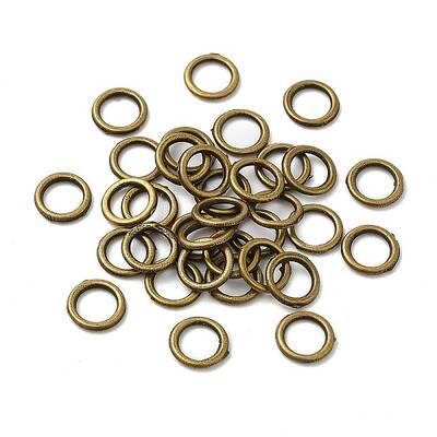 Alloy Closed Jump Rings