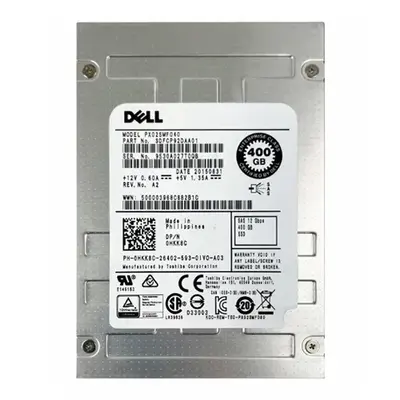 0HKK8C Dell 400GB Multi-Level Cell SAS 12Gb/s Hot-Pluggable 2.5-Inch Solid State Drive for PowerEdge Servers