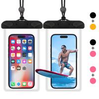 Waterproof Bag, 2counts/set Phone Pouch with Sensitive Touch For Swimming Pool Party, Beach, Surf And Swimming, Christmas Gif...