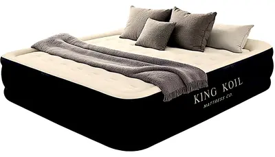 King Koil Luxury Air Mattress with High Speed Built-in Pump