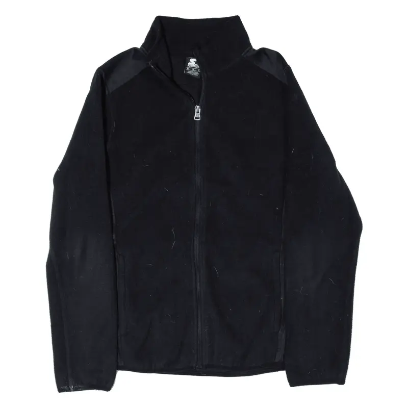 STARTER Fleece Jacket Black Mens M