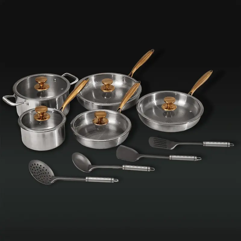 Complete Classic Titanium Cookware Set (14 Piece)