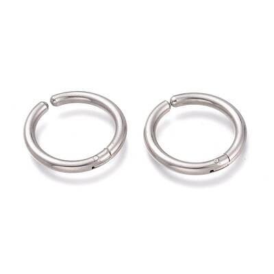 Non-Tarnish 201 Stainless Steel Clip-on Earrings