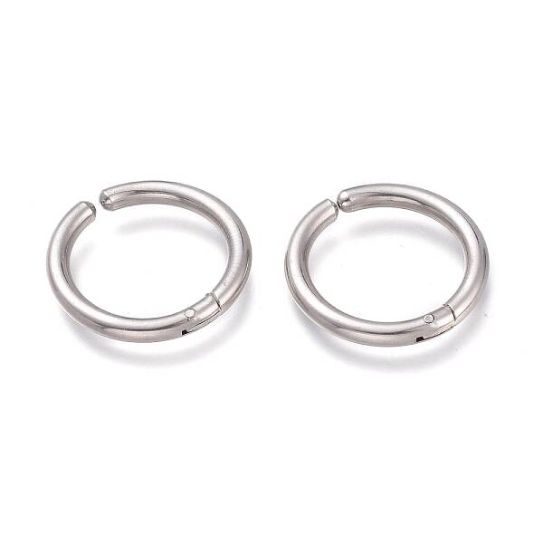 Non-Tarnish 201 Stainless Steel Clip-on Earrings