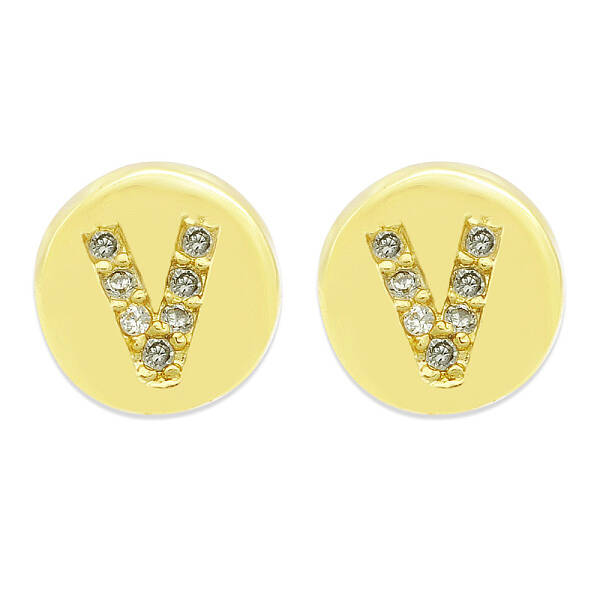 Brass Micro Pave Clear Cubic Zirconia Beads