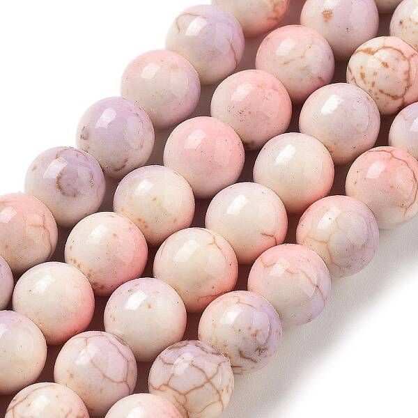 Synthetic Turquoise Dyed Beads Strands