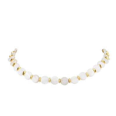 Natural Freshwater Shell Beaded Necklaces for Women