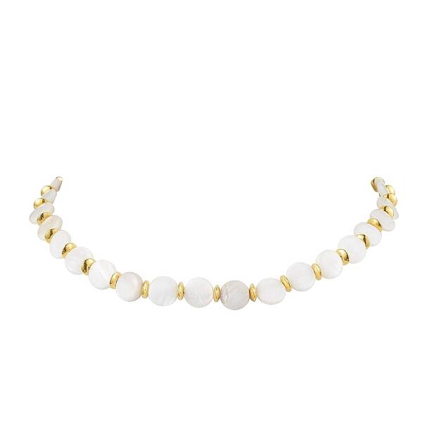 Natural Freshwater Shell Beaded Necklaces for Women
