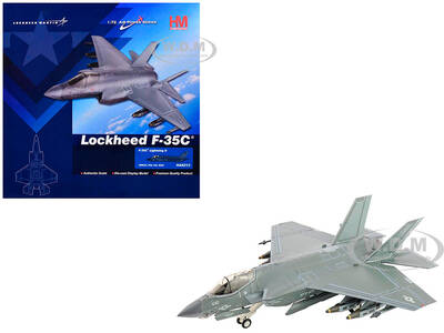 Lockheed F-35C Lightning II Aircraft 169034, VFA-125 Rough Raiders (2022) United States Navy Air Power Series 1/72 Diecas...