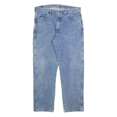 WRANGLER Mens Jeans Blue Regular Straight W36 L30
