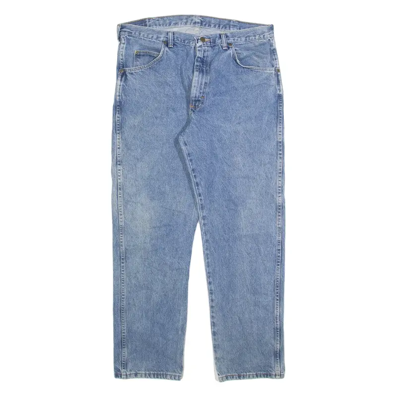 WRANGLER Mens Jeans Blue Regular Straight W36 L30