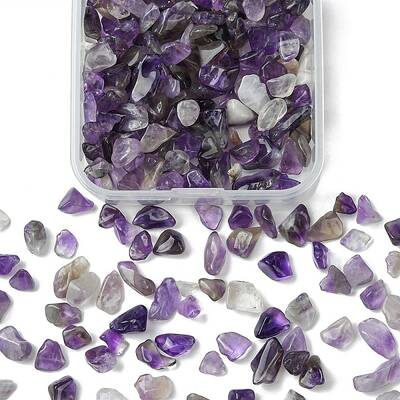 50G Natural Amethyst Chip Beads