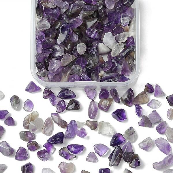 50G Natural Amethyst Chip Beads