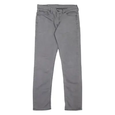 LEVI'S 511 Jeans Mens Grey Slim Straight W33 L34