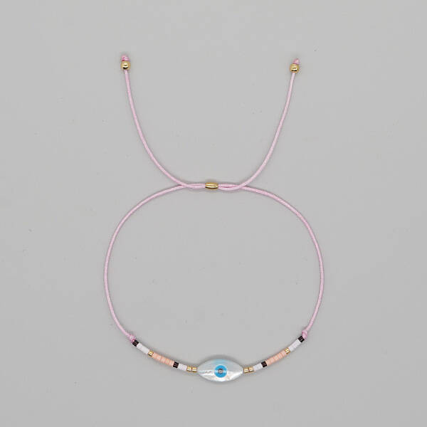 Natural Shell Evil Eye Bracelets
